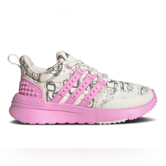 adidas Other - LEGO X RACER TR BIG KID 'OFF WHITE BLISS LILAC' Size 4
